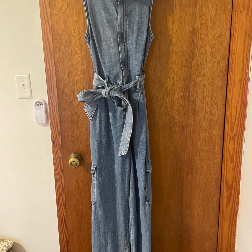 Universal Thread Blue Denim Jumpsuit